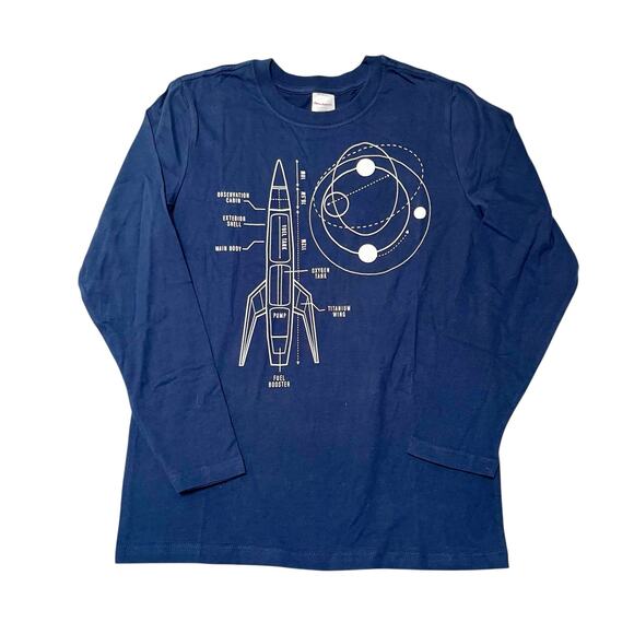 NWT Hanna Andersson Rocket Tee Size 12 - Picture 1 of 4